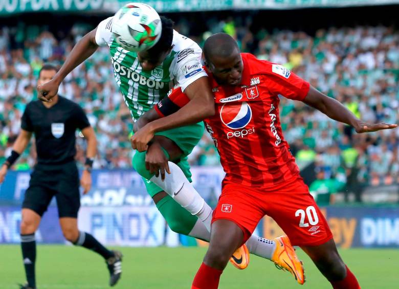Atlético Nacional venció sin inconvenientes al América en el clásico disputado en el Atanasio Girardot. FOTO DIMAYOR