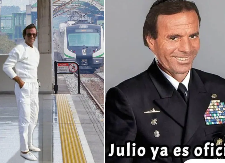 El mes de julio de 2025 llegó cargado de memes de Julio Iglesisas. FOTOS: Tomadas de redes 