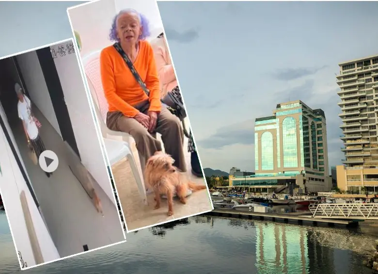 La última vez que vieron a Luz Estella Zapata Pérez, andaba con su mascota en Santa Marta. FOTOS: CORTESÍA.