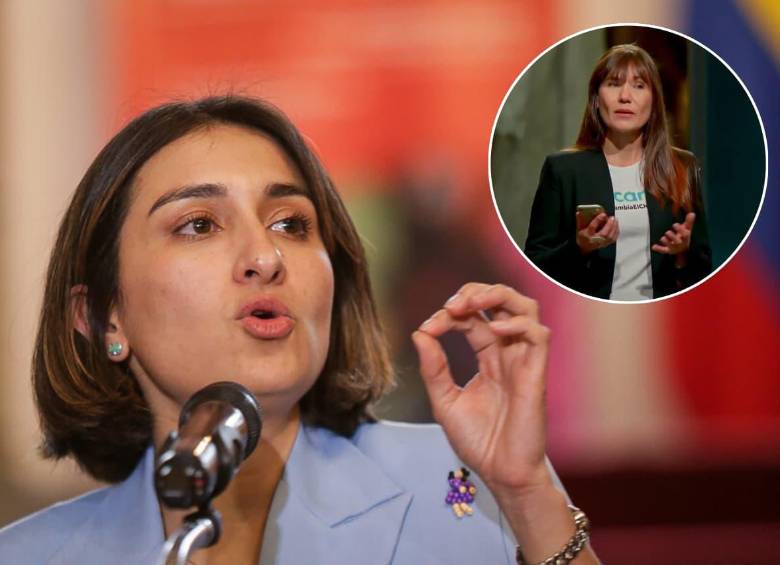 La embajadora de Colombia en el Reino Unido, Laura Sarabia, indicó cuál es el paso a seguir tras el rescate y detención de Zulma Guzmán, la mujer señalada de envenenar a dos menores de edad en Bogotá. FOTOS: Colprensa y tomadas de redes sociales