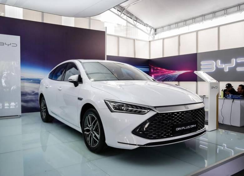 BYD es la marca de carros eléctricos más vendida en Colombia.