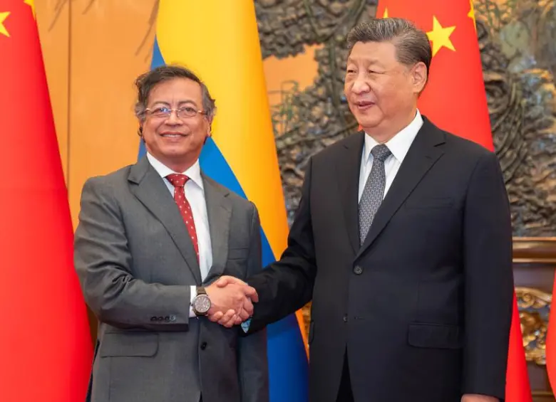 Encuentro entre los presidentes de Colombia y China, Gustavo Petro y Xi Jinping