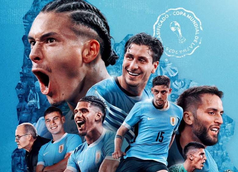 La Selección de Uruguay clasificó al Mundial 2026 tras un partido contra Perú. FOTO: Tomada de X @Seleccionuruguaya
