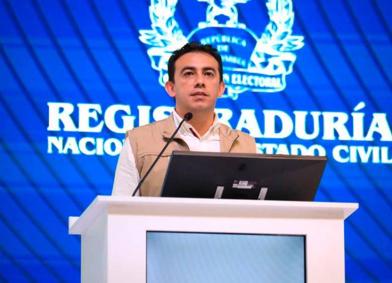 Alexánder Vega entregó su balance tras la jornada de este domingo 19 de junio. FOTO: TOMADA DE TWITTER @Registraduria