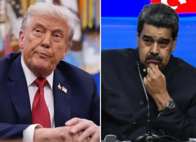 Donald Trump y Nicolás Maduro sostuvieron una llamada la semana pasada, según reveló el diario The New York Times. FOTOS: GETTY