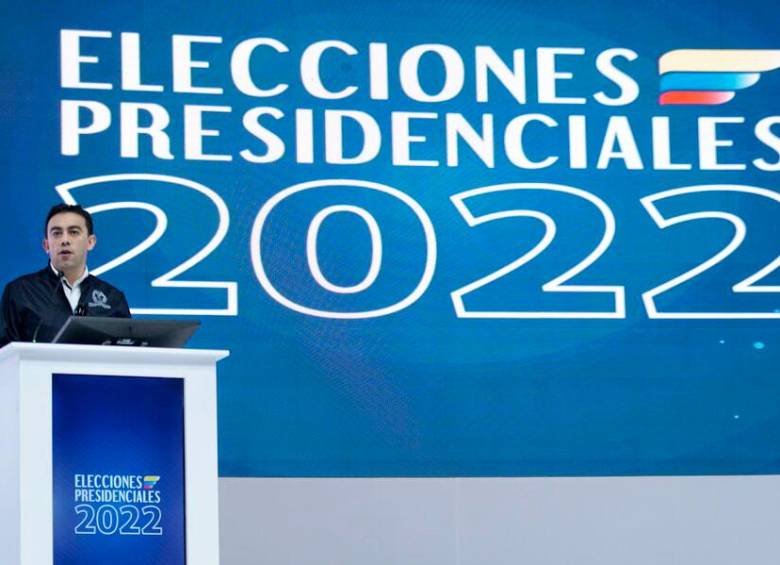El registrador nacional recordó que ambas campañas podrán auditar los softwares electorales. FOTO COLPRENSA/Sergio Acero