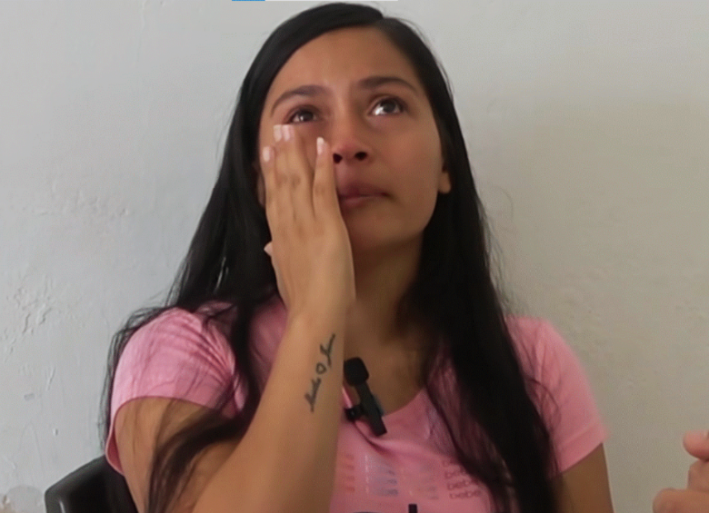 Evelyn Julieth Rodas Patiño habló por primera vez sobre la muerte de Sofía Delgado Zúñiga. Foto: captura de video