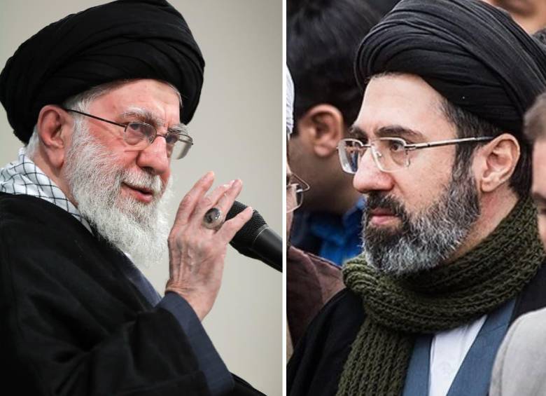 Mojtaba Jameneí, hijo de Alí Jameneí, sería el nuevo líder supremo de Irán. FOTOS: XINHUA - Tasnim News – Wikimedia Commons – Licencia CC BY 4.0