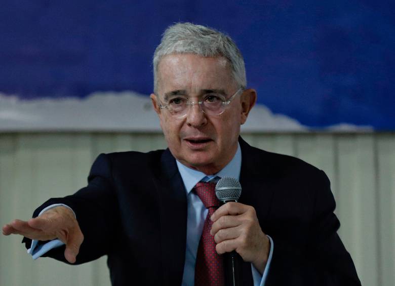 Álvaro Uribe Vélez, expresidente y líder del Centro Democrático. FOTO colprensa