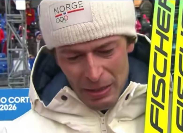 El deportista Sturla Holm Laegreid confesó en televisión que le fue infiel a su novia. FOTO: Captura de video 