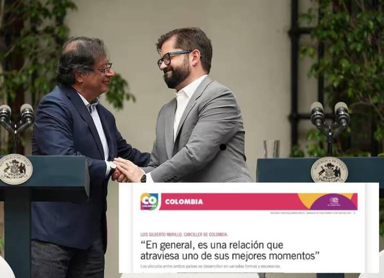 El medio chileno hizo un recuento de los antecedentes de la relación entre ambos mandatarios que se inscriben en el progresismo. Foto: Juan Diego Cano, Presidencia.