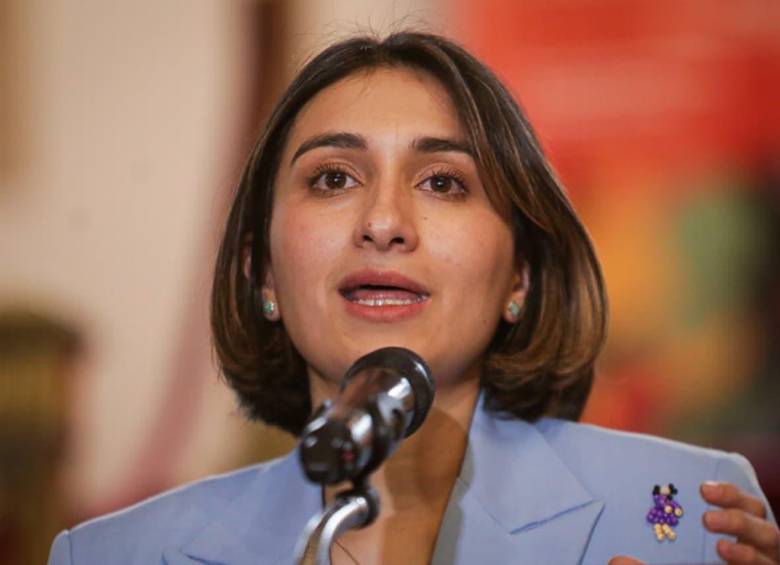 La canciller Laura Sarabia se pronunció por la situación en el país. FOTO: Colprensa 
