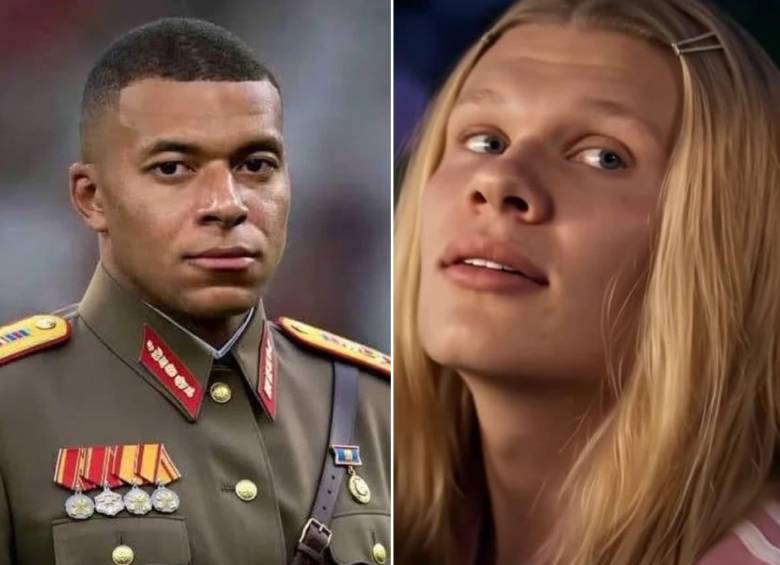 Mbappé y Haaland: los delanteros que despierta admiración dentro y fuera del campo. FOTOS: capturas de video de X