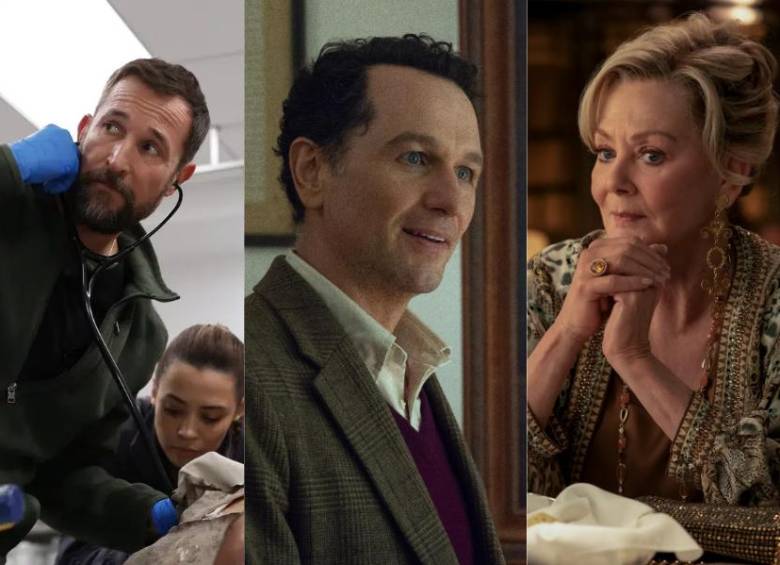 The Pitt, El misterio de Widow’s Bay y Hacks son algunas de las series que fueron premiadas en los Emmy 2026. FOTO: Apple TV y HBO Max.