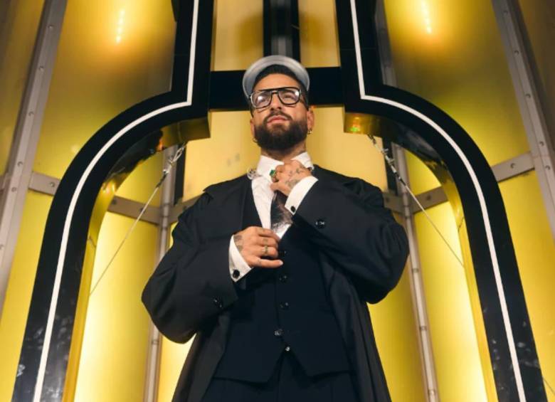 Juan Luis Londoño Arias, conocido en la industria musical como Maluma, cantó en el Empire State Building de Nueva York. FOTO: BOSS Fragrances