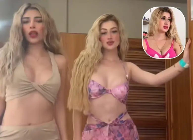 Ellas son Vivian De la Torre y Valeria Márquez realizando un video para redes sociales. FOTO: Captura de video