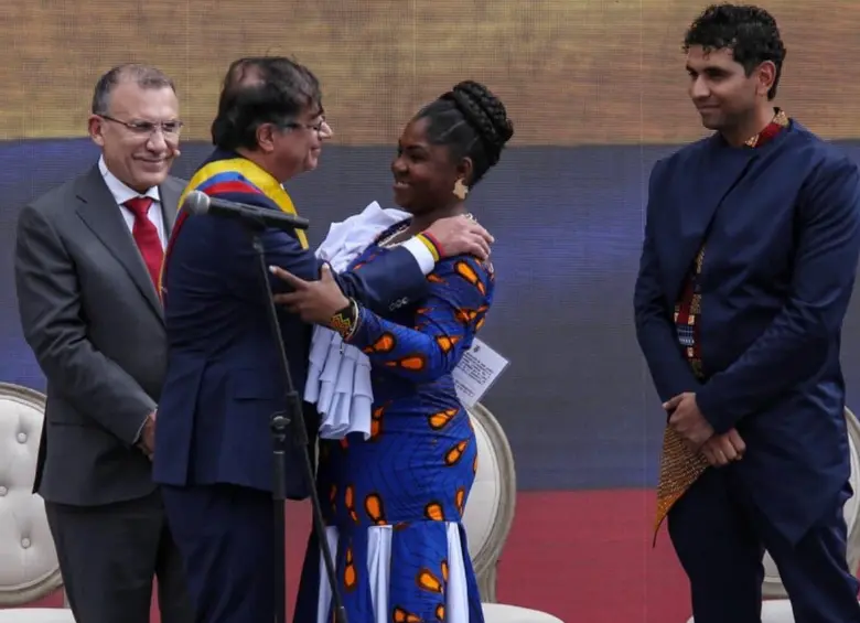 Francia Márquez reveló que tiene un distanciamiento con el presidente Gustavo Petro. FOTO: Colprensa 