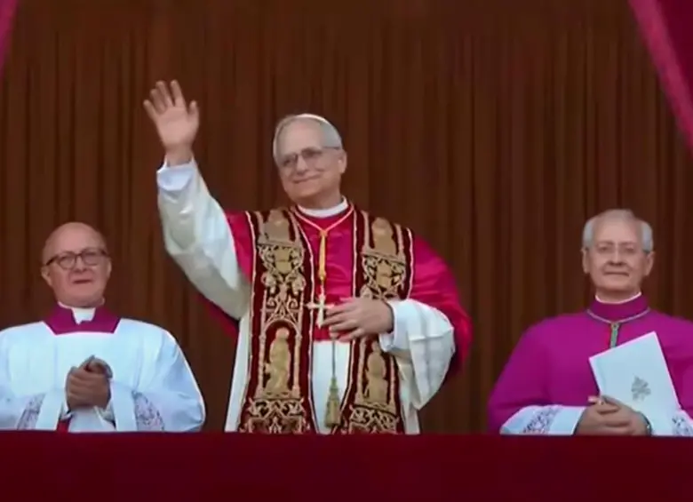 La Iglesia católica ya tiene nuevo papa y es Robert Francis Prevost Martínez, León XIV. FOTO: GETTY