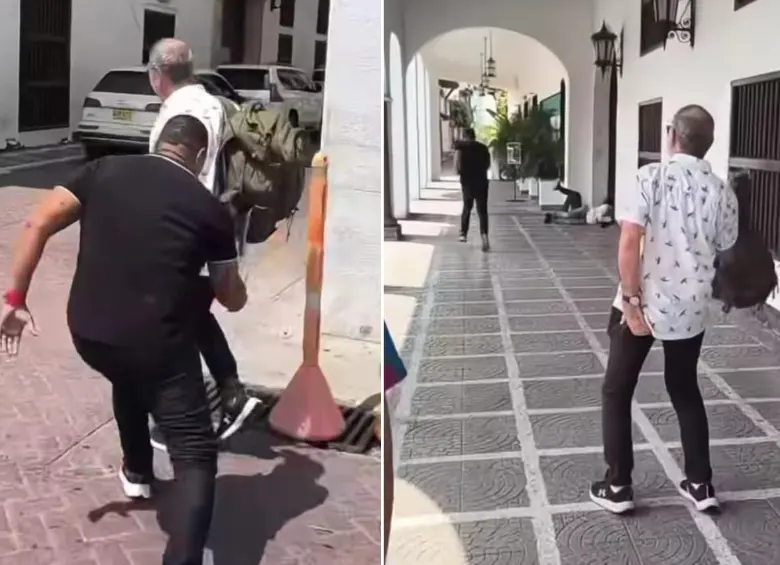 William Dau, exalcalde de Cartagena, fue víctima de presunto acoso sexual en La Heroica. FOTOS: Capturas de video