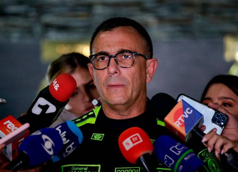 El general Vargas anunció que esta semana se van a producir resultados importantes contra las denominadas “primeras líneas”. FOTO COLPRENSA