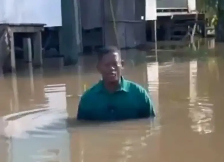 El Chocó está bajo el agua en esta temporada de lluvias de julio. FOTO: Captura de video
