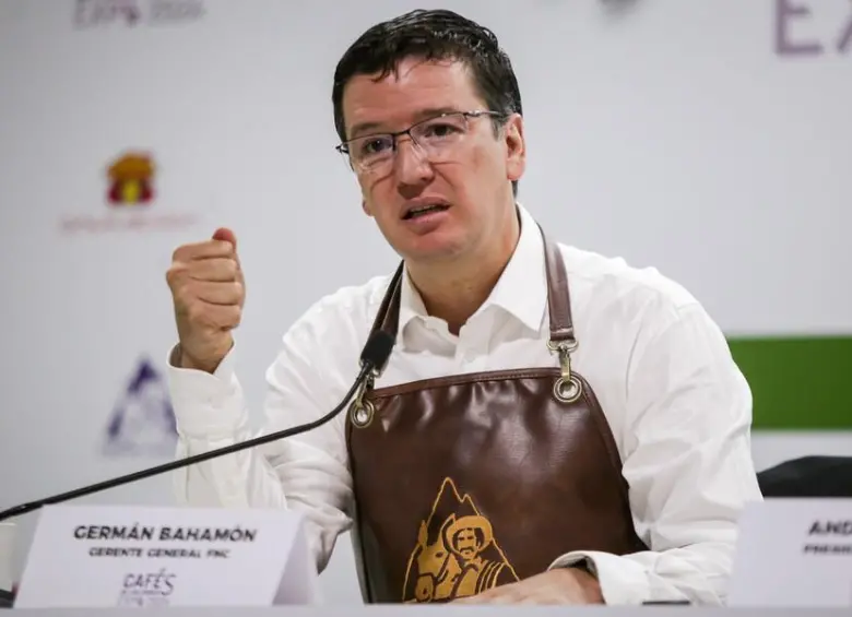 El gerente de la Federación Nacional de Cafeteros, Germán Bahamón.FOTO: Colprensa.