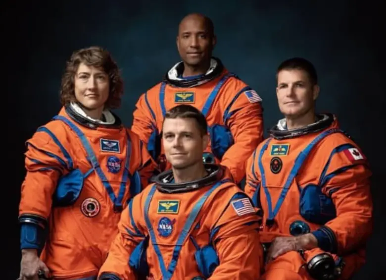 Así regresan a la Tierra los astronautas Reid Wiseman, Victor Glover, Christina Koch y Jeremy Hansende la misión Artemis 2. FOTO: @nasaartemis