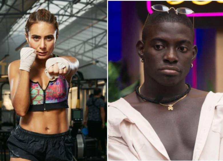 Johanna Fadul fue expulsada de La casa de los famosos 3 por comentarios contra Franck Stiward Luna Valencia (Campanita).Fotos: Colprensa / tomadas de redes sociales.