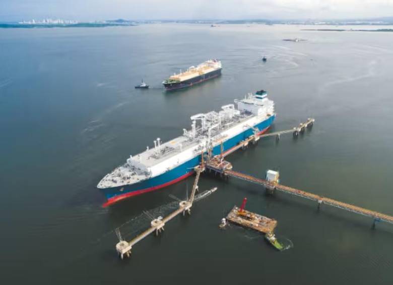 La Regasificadora del Pacífico es un proyecto respaldado por Ecopetrol para importar y procesar gas natural licuado. La planta tiene una capacidad contratada de 60 millones de pies cúbicos por día. Foto: Cortesía