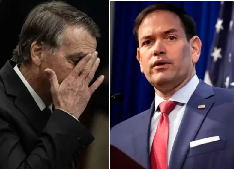 Marco Rubio se pronunció tras la condena de 27 años contra el expresidente brasileño Jair Bolsonaro. FOTOS: Getty 