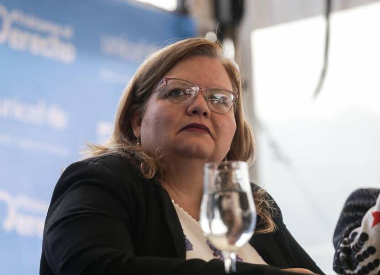 Astrid Cáceres, directora del Instituto Colombiano de Bienestar Familiar (ICBF). FOTO: Colprensa.