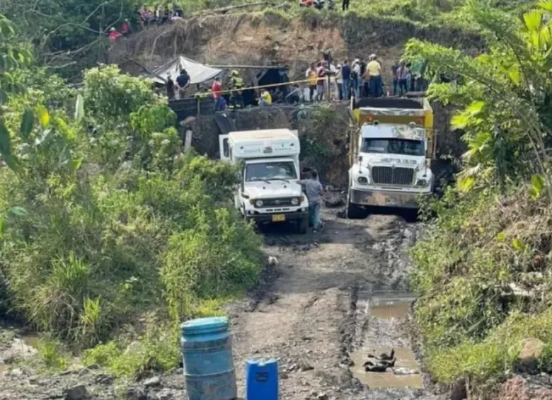 Dos muertos y un lesionado dejó una explosión en bocamina de Landázuri, Santander. FOTO: Cortesía - Vanguardia 