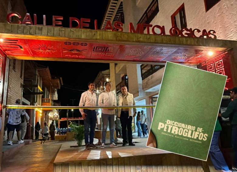 La Calle de las Mitológicas es la obra que protagoniza la polémica en Támesis, Antioquia. FOTO: Cortesía.