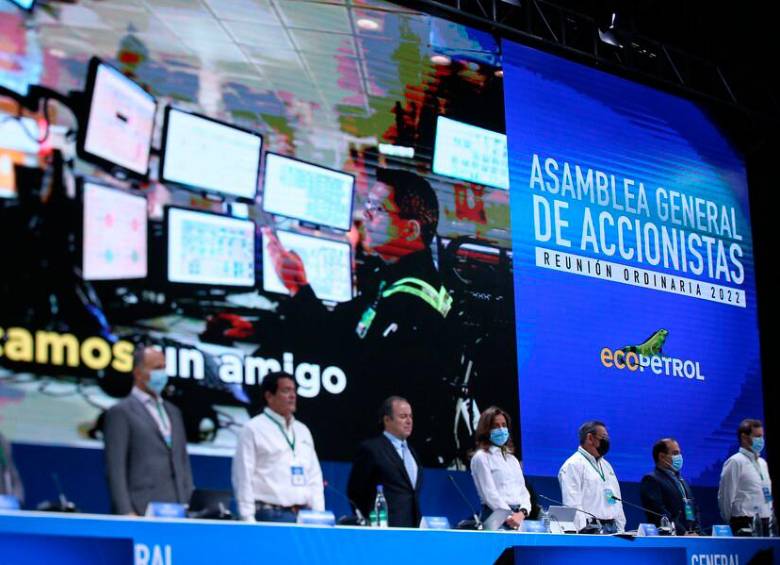 Por más de siete horas se prolongó ayer en Corferias, Bogotá, la asamblea de accionistas de Ecopetrol. FOTO Colprensa