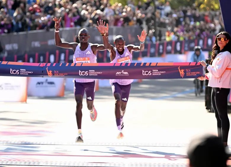 Competidores en la Maratón de Nueva York 2025. Foto: Getty