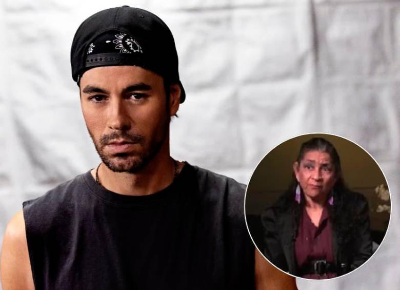 Guadalupe Cepeda asegura que durante dos años fue pareja de Enrique Iglesias. FOTO: Colprensa y sacada de YouTube