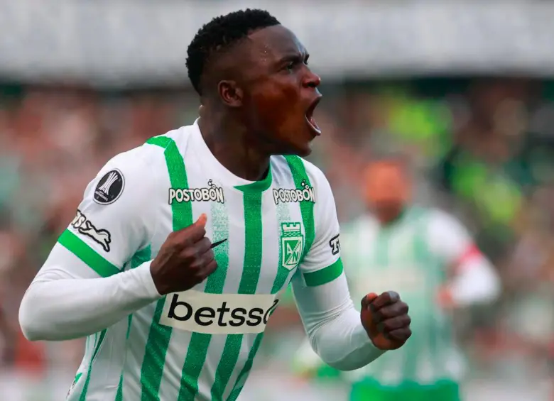 Kevin Viveros es el goleador de Nacional en la Copa Libertadores con 4 anotaciones. FOTO MANUEL SALDARRIAGA