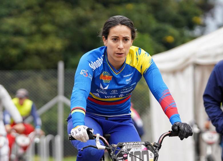 Mariana Pajón, bicampeona olímpica. FOTO: Colprensa 