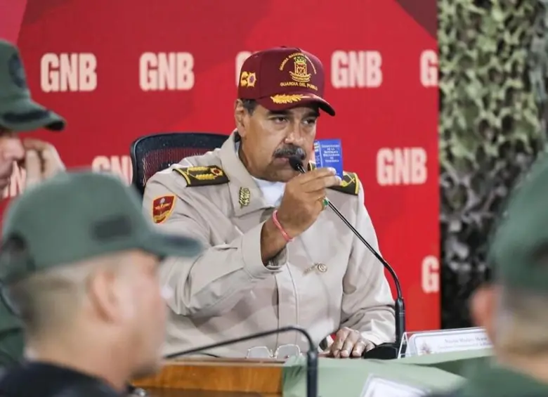 Nicolás Maduro, presidente de Venezuela. FOTO: Colprensa.