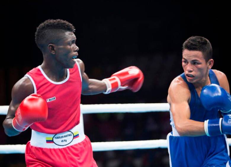 El colombiano Yuberjen Martínez fue medallista de plata en los Juegos Olímpicos de Río-2016. FOTO: Colprensa