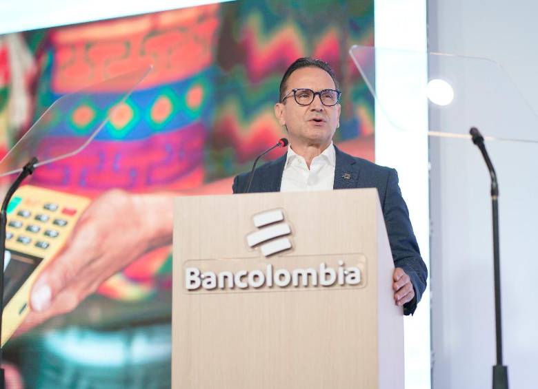 En la foto Juan Carlos Mora, presidente del Grupo Bancolombia. FOTO COLPRENSA