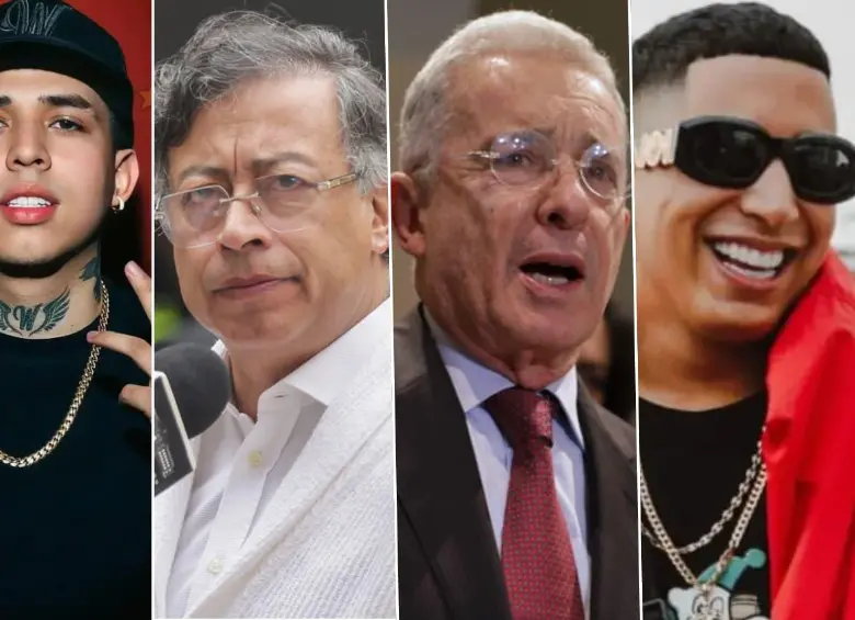 Las entrevistas que hará Westcol a Gustavo Petro y Álvaro Uribe que inciden en su rivalidad con Mr. Stiven. FOTOS: Tomadas de redes sociales @westcol, @stiven.tc y Colprensa 