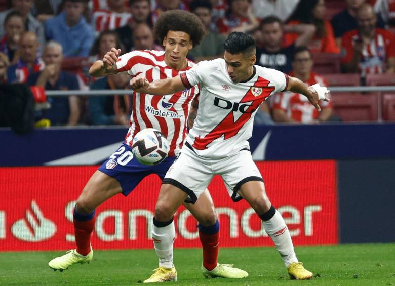 Radamel Falcao García con el Rayo Vallecano. FOTO EFE