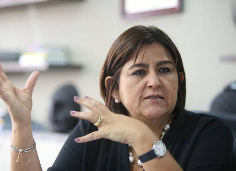 La presidenta de Grupo Aval, María Lorena Gutiérrez, lanzó un mensaje contundente sobre la propuesta de reforma tributaria que el Gobierno Nacional radicó en el Congreso. FOTO: Colprensa.