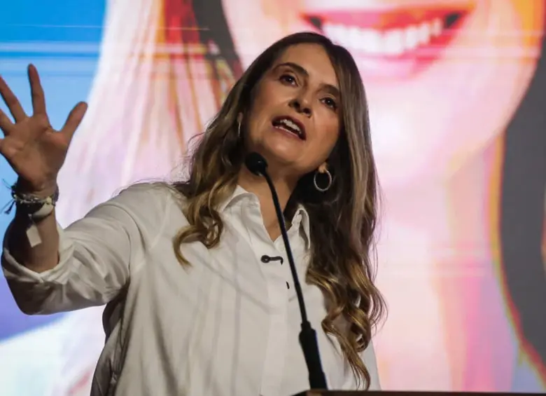 Estos son los acuerdos entre la candidata presidencial Paloma Valencia y el Partido Liberal. FOTO: Colprensa 