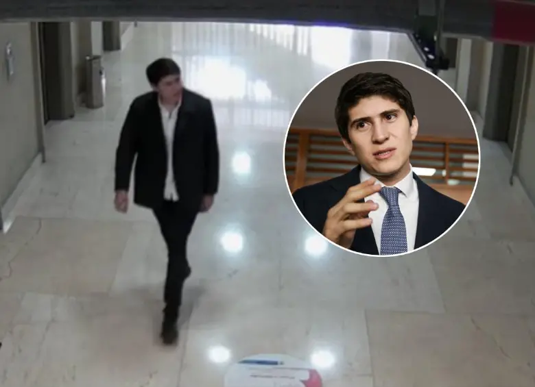 Imagen de Wadith Alberto Manzur Imbett visitando las instalaciones del Ministerio de Hacienda y Crédito Público en 2023. Foto: Captura de video – Colprensa.