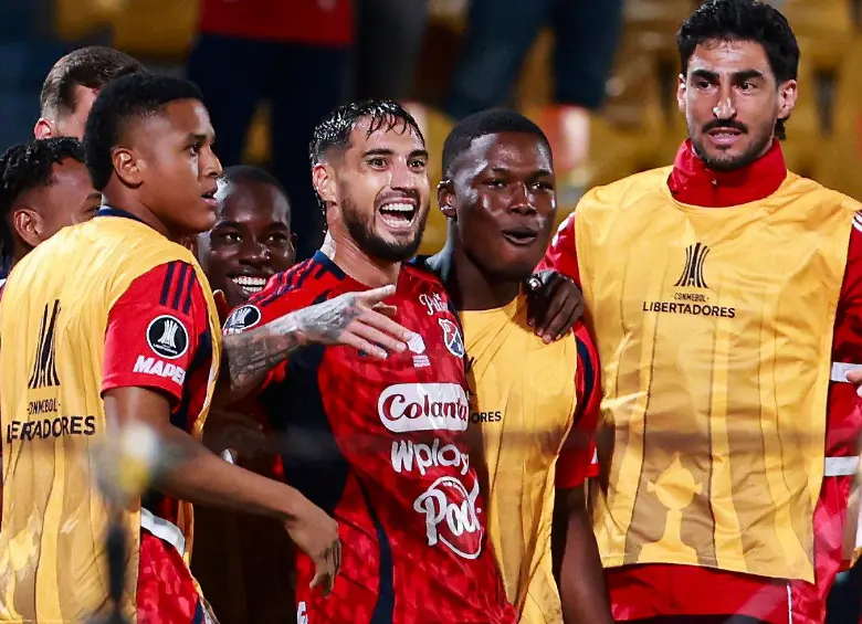 El delantero argentino Francisco Fydriszewski es el goleador del cuadro rojo en la Copa Libertadores. Foto: Manuel Saldarriaga