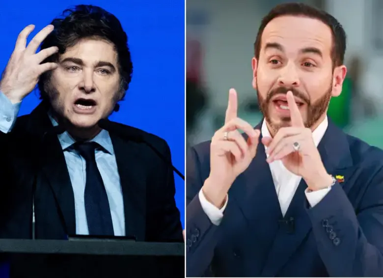 Javier Milei envió un mensaje a Abelardo de la Espriella por su triunfo en las elecciones de este 31 de mayo de 2026. FOTOS: GETTY - MANUEL SALDARRIAGA 