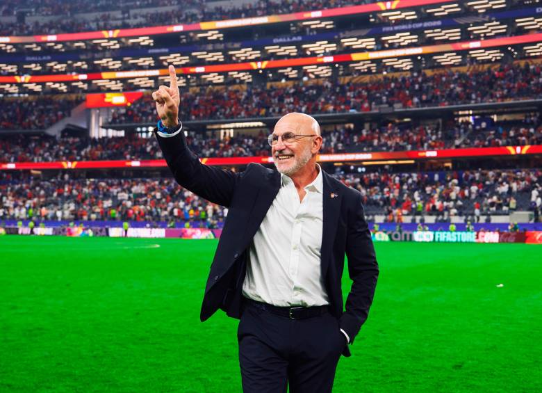 Luis de la Fuente en la Copa Mundial de la FIFA Norteamérica 2026. FOTO: X Sefutbol