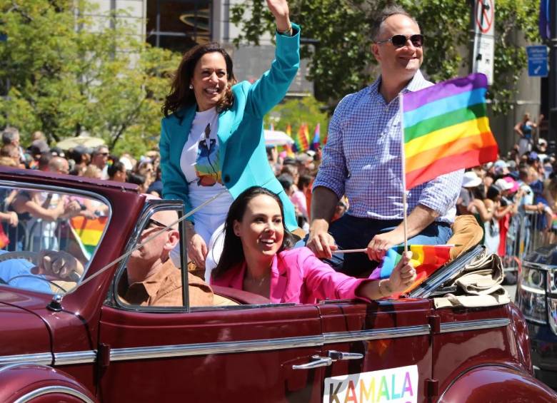 La vicepresidenta Harris en el Desfile del Orgullo Gay en San Francisco (California). FOTO: cortesía Casa Blanca